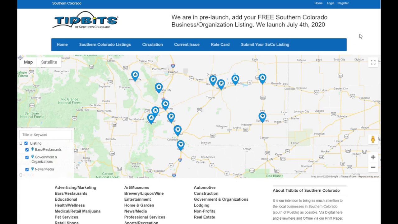 Tidbits of Southern Colorado - Directory Submission - YouTube