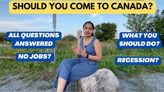 Should you come to Canada in 2023/2024 | No Jobs | Recession | Must watch before coming to Canada by Navreet Vlogs 4,394 views 8 months ago 8 minutes, 14 seconds
