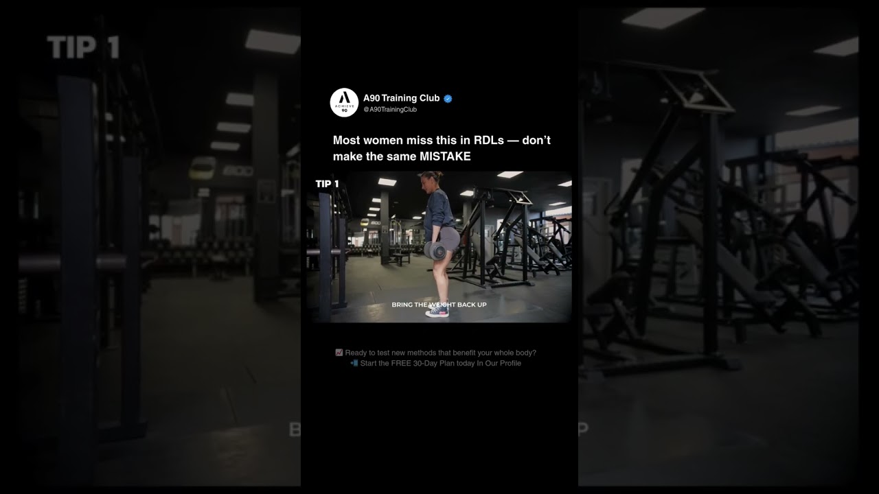 Most women aren’t getting the hamstring activation they should from RDLs.