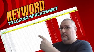 Keyword Tracking Spreadsheet, The best way to keep track of you keywords on your site!