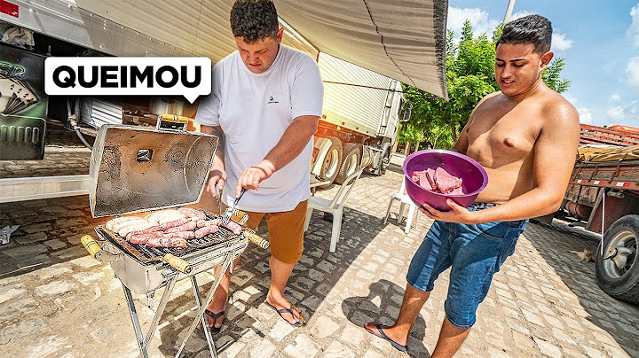 FIZEMOS UM CHURRASCO NO CAMINHÃO