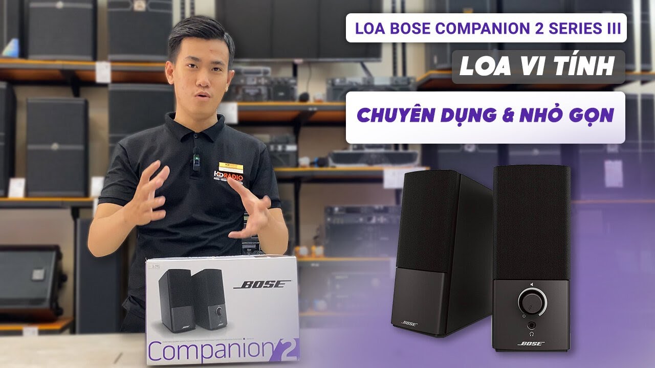 Loa Bose Companion 2 Series III, Kết Nối AUX (Bộ Loa... - youtube