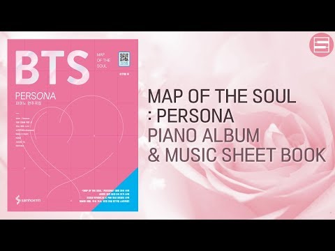 (악보집 판매) BTS - <strong>MAP</strong> OF THE SOUL : PERSONA Piano Full Album &amp;amp; Music sheet <strong>book</strong> | Kpop Piano Cover
