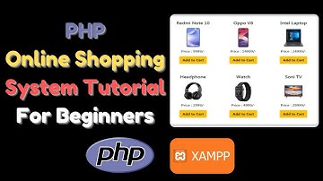 #01 Online Shopping System Tutorial in PHP For Beginners 🔥 | Creating PHP Project