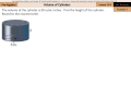Volume of Cylinders Quiz