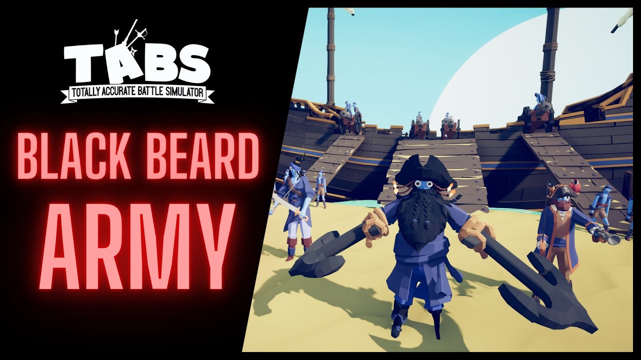 Black Beard Army VS Every Faction Armies - TABS - Totally Accurate Battle Simulator