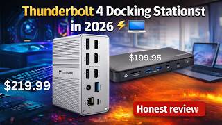 Top 5 Best Thunderbolt 4 Docking Stations in 2026 ⚡💻 | Ultra Fast &amp; Multi Display Hubs