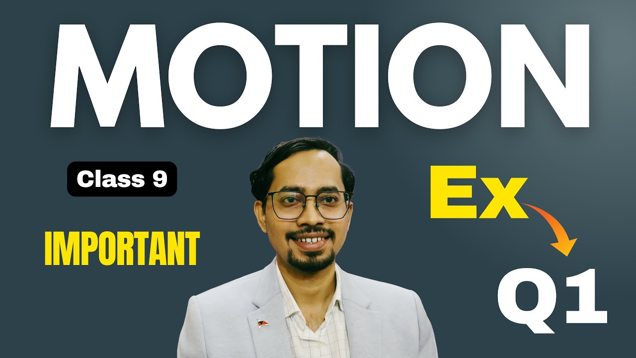 Class 9 Science Motion Exercise Question 1 | Distance & Displacement | NCERT | YC Teaching