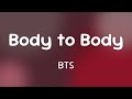 BTS Body To Body Lyrics