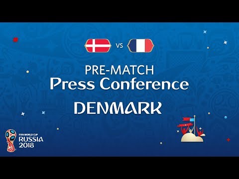 FIFA World Cup™ 2018: DEN vs FRA : Denmark Pre-Match Press Conference كرة القدم العاب