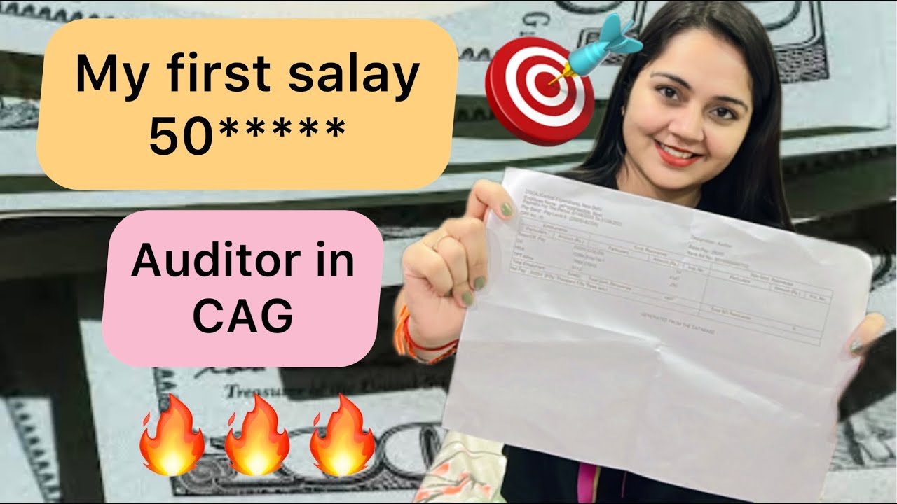 my-first-salary-slip-cag-auditor-level-5-job-ssc-motivation