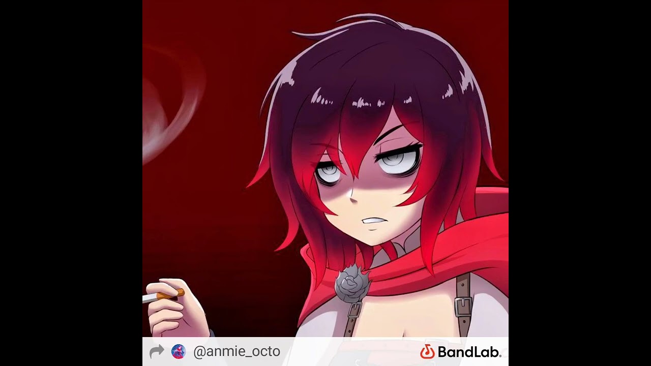 RED LIKE ROSE (LIL ROSE ) -- ROOSTER TEETH _-_ RWBYXFAM  by RUBY