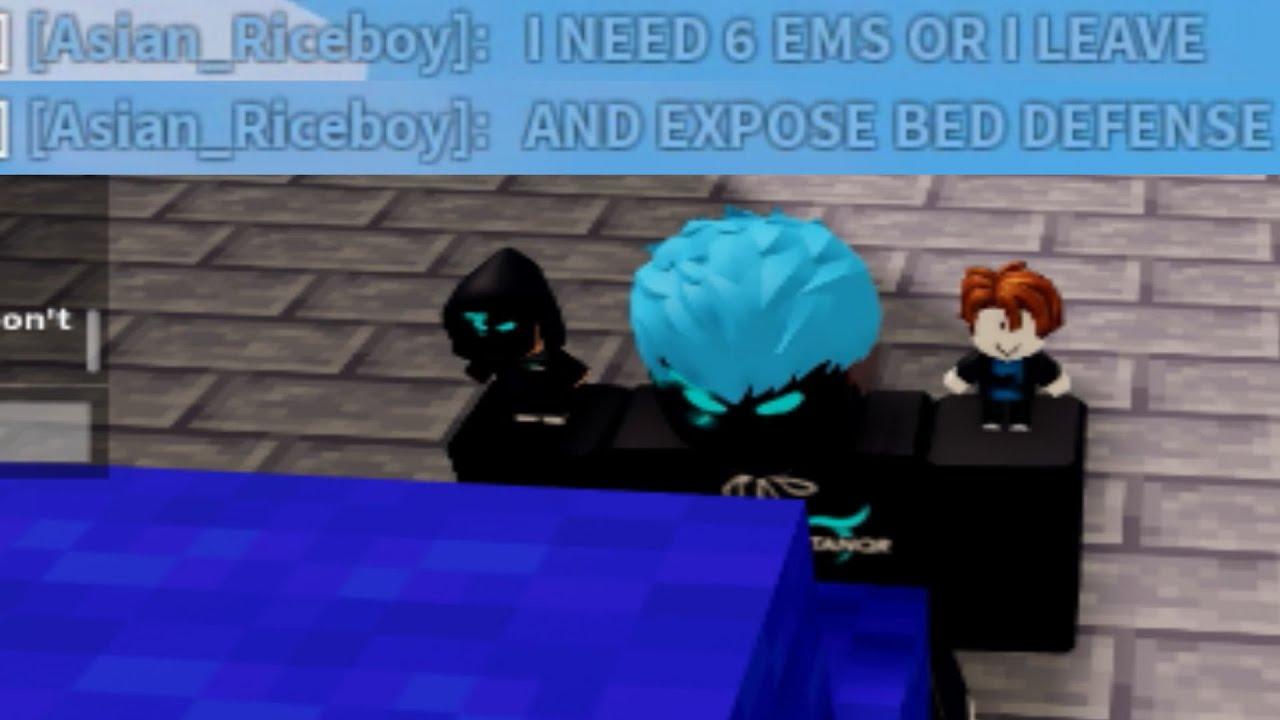 ENTITLED BEDWARS KID THROWS TANTRUM OVER NO EMERALDS YouTube