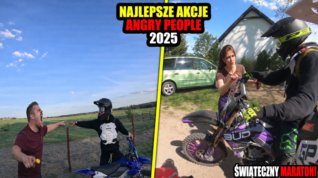Stupid, Angry People Vs Dirt Bikers 2025 - Angry Man Chases