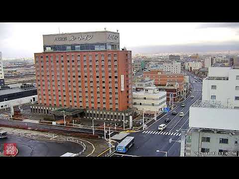 【Live-Japan】函館駅前ライブカメラ② ※20秒ごとにアングルが変わります #JR函館駅 #函館 #路面電車 #HAKODATE