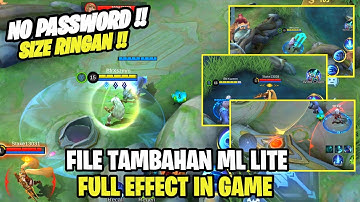 Data Open Full Efek In Game, Won, Magic Sentry, Cyclone Eye, Mata Kuning Dll | Data Tambahan Ml Lite