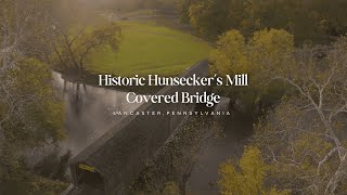 Historic Hunsecker’s Mill Covered Bridge / Lancaster PA