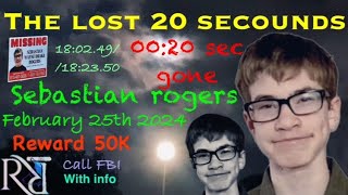 Sebastian rogers vanished on February 25th 2024 after 6:25 pm. The lost 20 seconds!!!!!🧩💚🧩