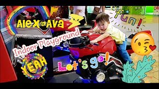 Games for KiDs Play - Indoor PlayGround - Alex & Ava -The wheel on the bus l nursery rhythm song