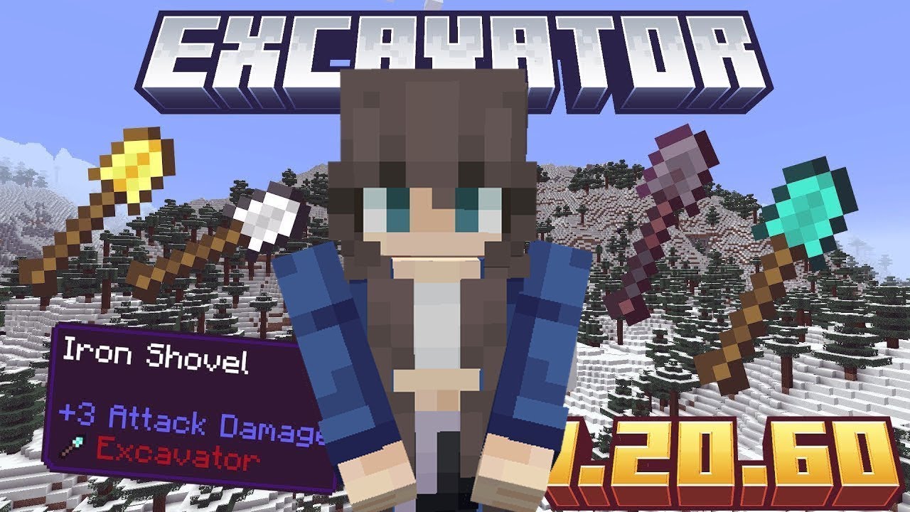 🔥 КОПАЕМ ОГРОМНУЮ ЯМУ В 1 КЛИК? | True Excavator Mod | Minecraft Bedrock ОБЗОР МОДА