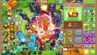 I finaly beated Elite Boss Bloonarius in BTD6