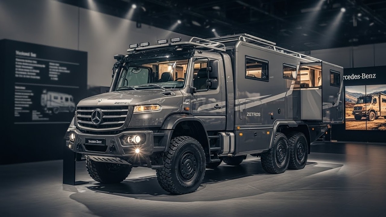 INSANE 2026 Mercedes ZETROS 6×6 Camper | Built Like a Tank, Finished Like a Mansion In Usa