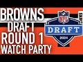Browns draft day 1 watch party 