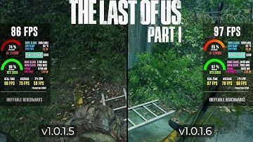 The Last Of Us Part 1 PC | update patch v1.0.1.6 | performance comparison