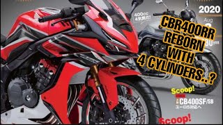 Hot News Honda Cbr400rr Reborn With 4 Cylinders Youtube