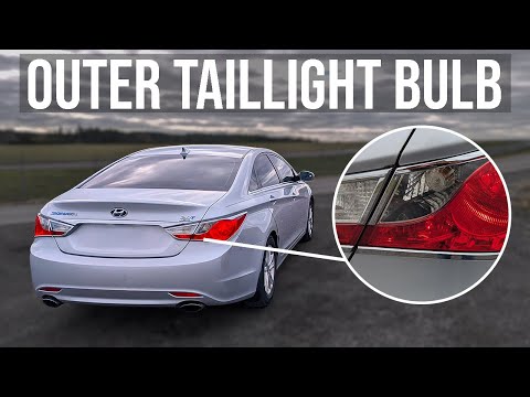 How to Replace  Outer Tail Light Bulb – Hyundai Sonata (2011-2014)