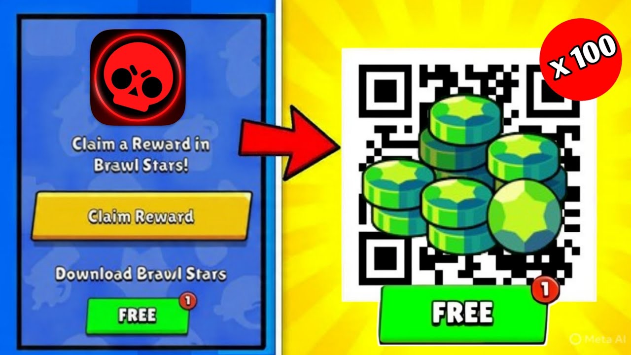 НОВОЕ ОБНОВЛЕНИЕ 😀 QR-КОД НА 100 КАМНЕЙ 🔥 | QR-КОД BRAWL STARS 💕 БЕСПЛАТНЫЕ ПОДАРКИ 2025 😁