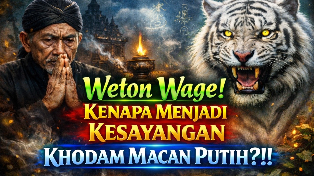 WETON WAGE! KENAPA JADI KESAYANGAN KHODAM MACAN PUTIH!!?
