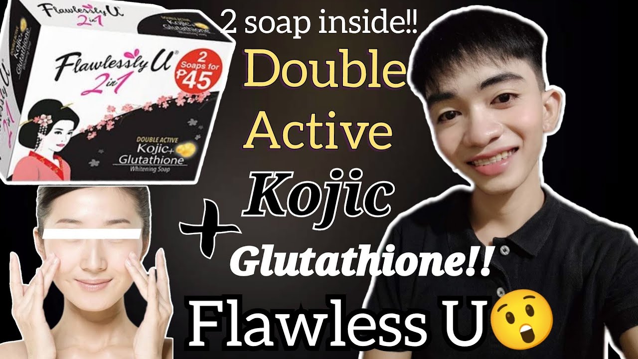 flawlessly u soap kojic glutathione review Flawlessly U 2in1 Green Papaya Calamansi Whitening Soap 125g (1 Bar ONLY) main image 1
