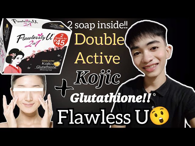 flawlessly u soap kojic glutathione review FLAWLESSLY U DOUBLE ACTIVE KOJIC + GLUTATHIONE REVIEW!!!  NAKAKAFLAWLESS😲🤔?? PAMPAPUTI PAANO PUMUTI!!