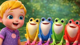 Five Little Speckled Frogs Nursery Rhymes & Kids Songs Kidzone Kingdom