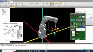 Robot Melfa Programming - Lesson 6: Robot operation - Tool (TCP) Mode in  RT Toolbox software.