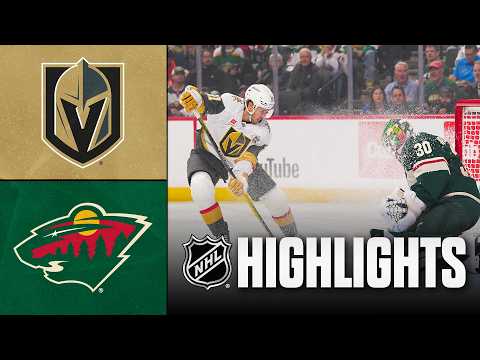 Golden Knights vs. Wild | NHL Highlights | Oct 12, 2026