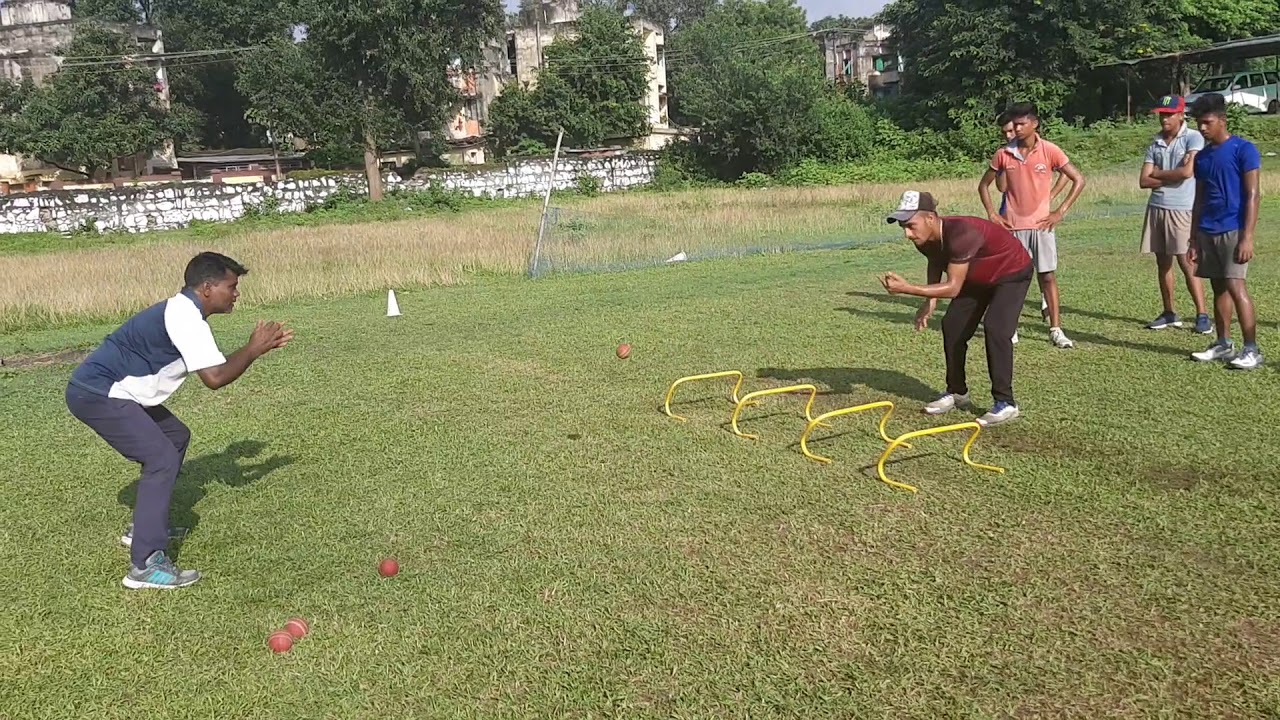 Catching drill Drill No. 1 isspak cricket academy YouTube