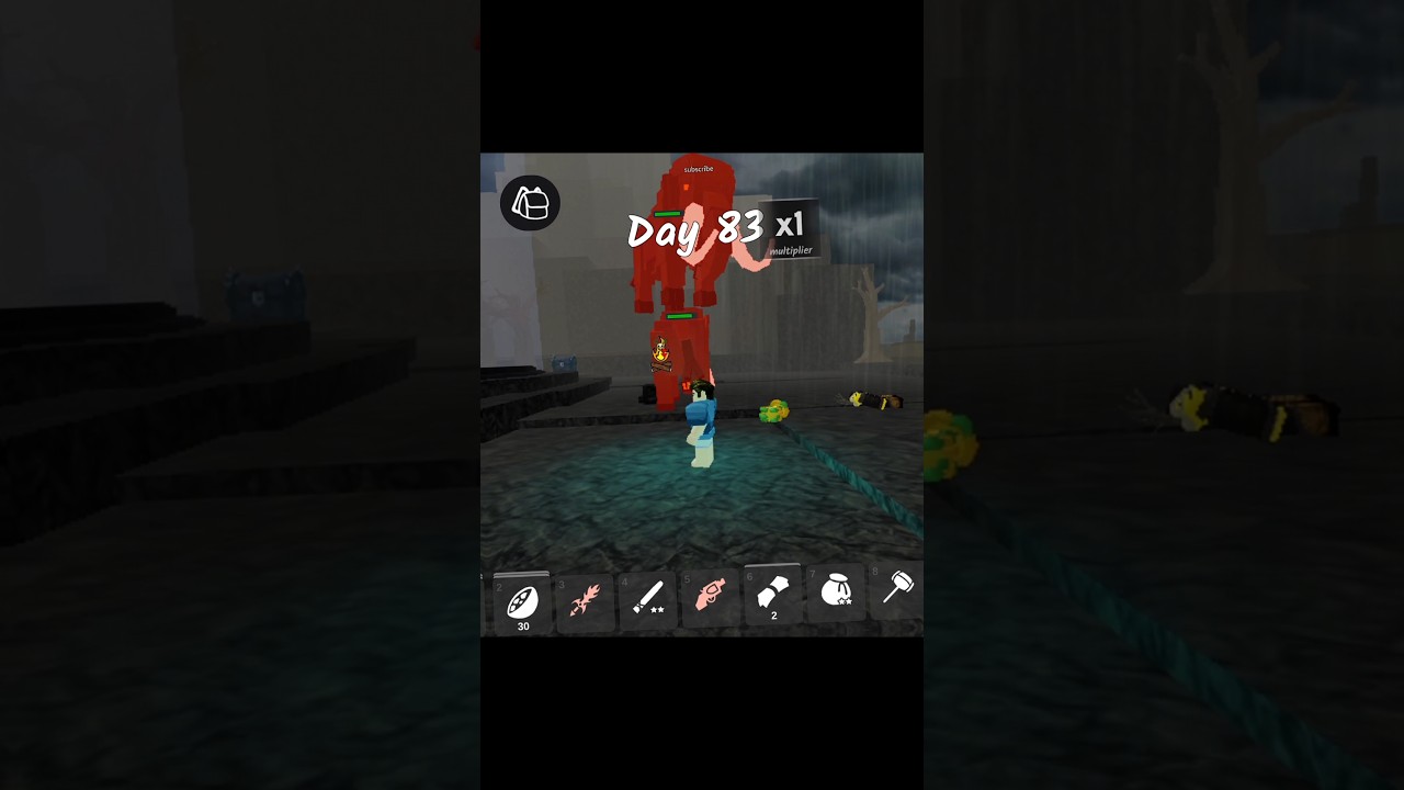 Elephant fight in 99 Nights in the Forest 