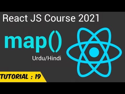 Map() with array | What is map()? | React JS 2021 (Urdu/Hindi)