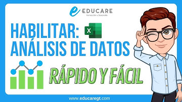 ✅ COMO habilitar complemento ANALISIS DE DATOS en EXCEL  👍 - Fácil y Rápido ⏰