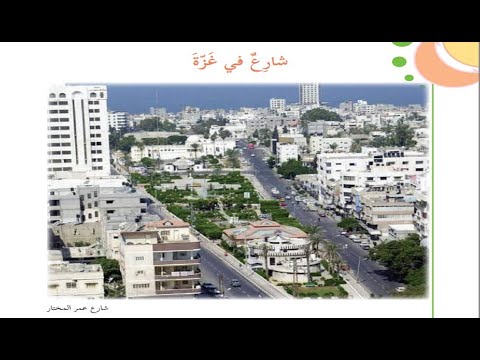 درس شارع من غزة حل التدريبات للصف السادس اللغة العربية الدرس الثاني