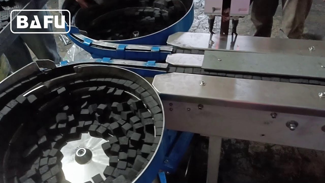 Charcoal packaging machine, Square charcoal packaging machine, Shisha