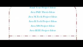JAVA PROJECTS IN CROATIA