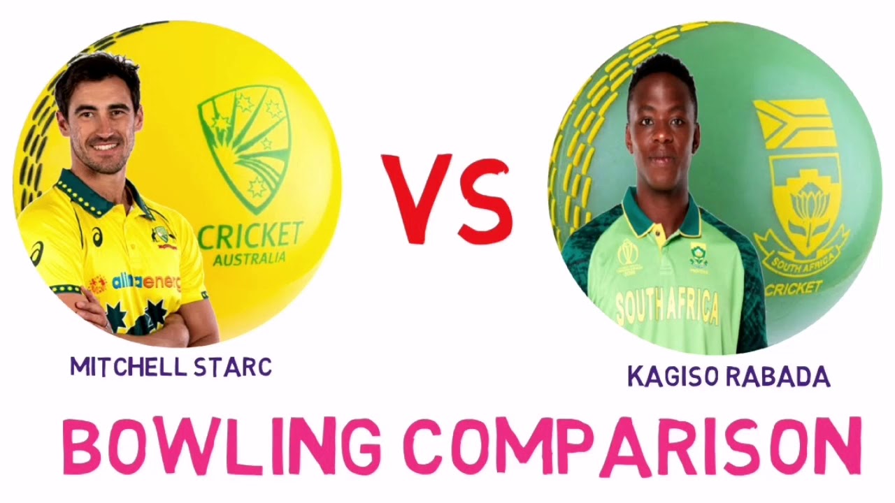 Mitchell Starc Vs Kagiso Rabada bowling comparison video  2020 ( ODI, TEST, T20, IPL )