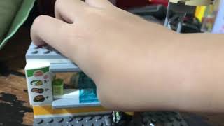 Spencers Lego Burger Stand And Fire Truck