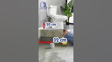 Lắp đặt ống thoát nhà vệ sinh đúng kỹ thuật #nhadep