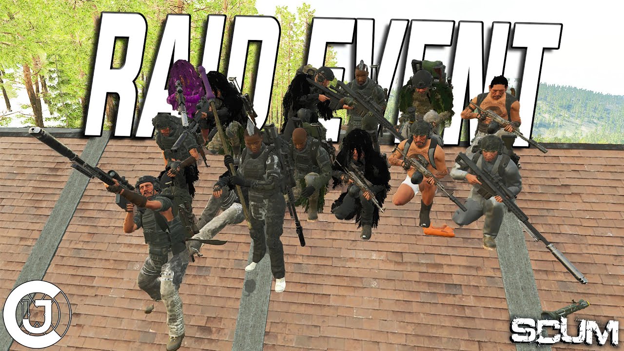 SCUM RAID Event Infektionsinsel - Base Defense | 200+ Kills | PvP Compilation #47 | Cjoux