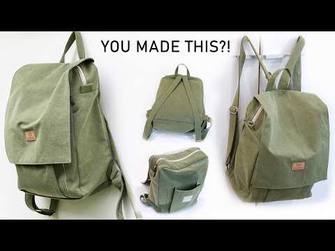 Easy DIY Backpack Tutorial ✨ A Stylish Everyday Backpack You'll Love
