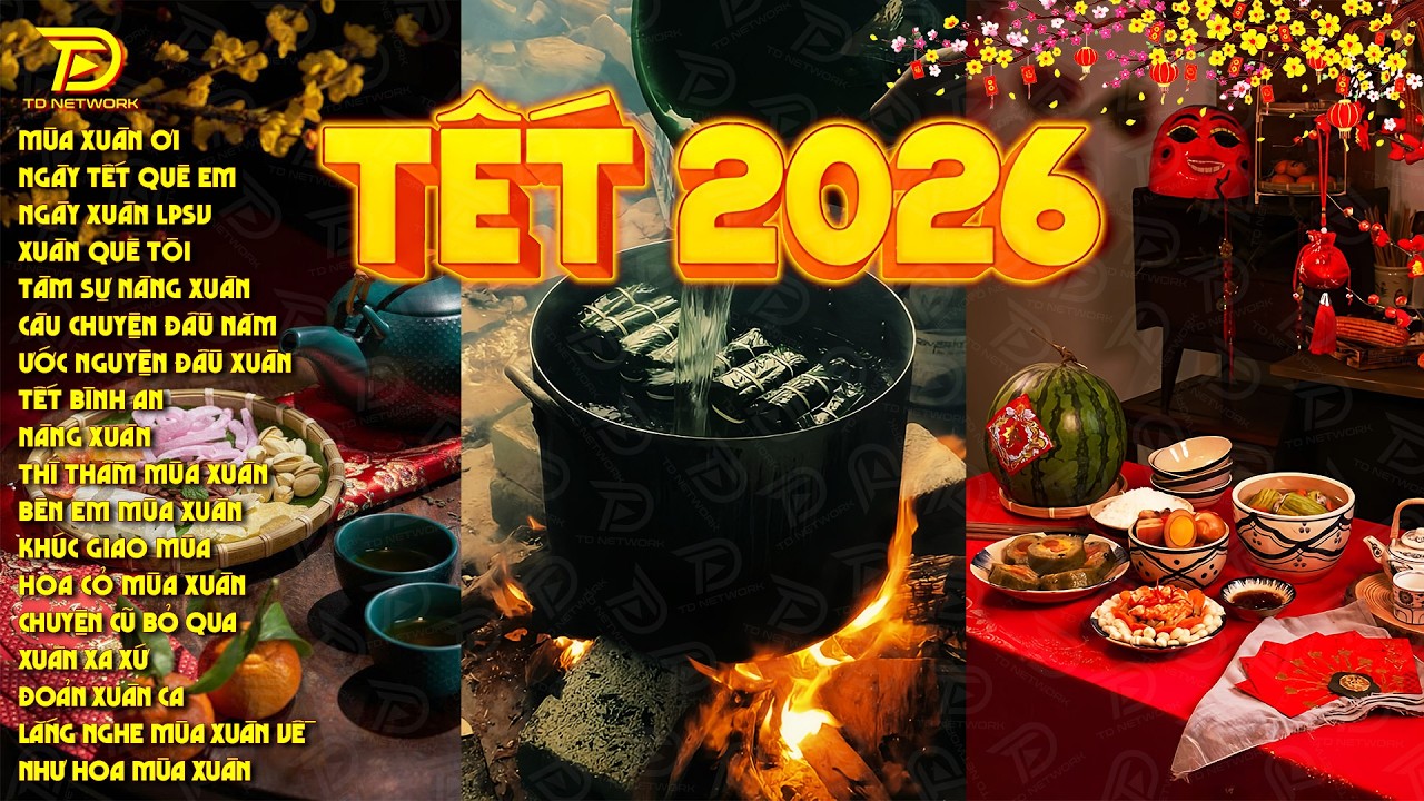 MÙNG 9 TẾT MỞ NHẠC NÀY KHAI XUÂN HỒNG PHÁT - LK Nhạc Xuân 2026 Remix Hay Nhất Chào Xuân Bính Ngọ